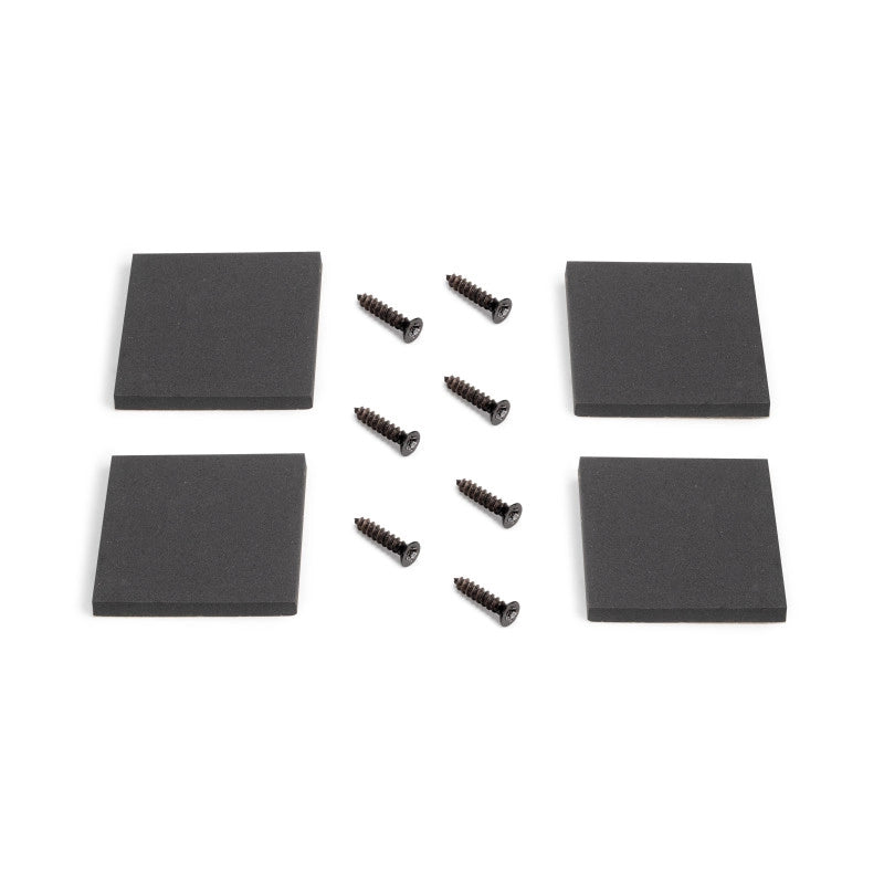 Set di gambe per tavolo rettangolare Square, larghezza 600mm, Acciaio, Verniciato nero