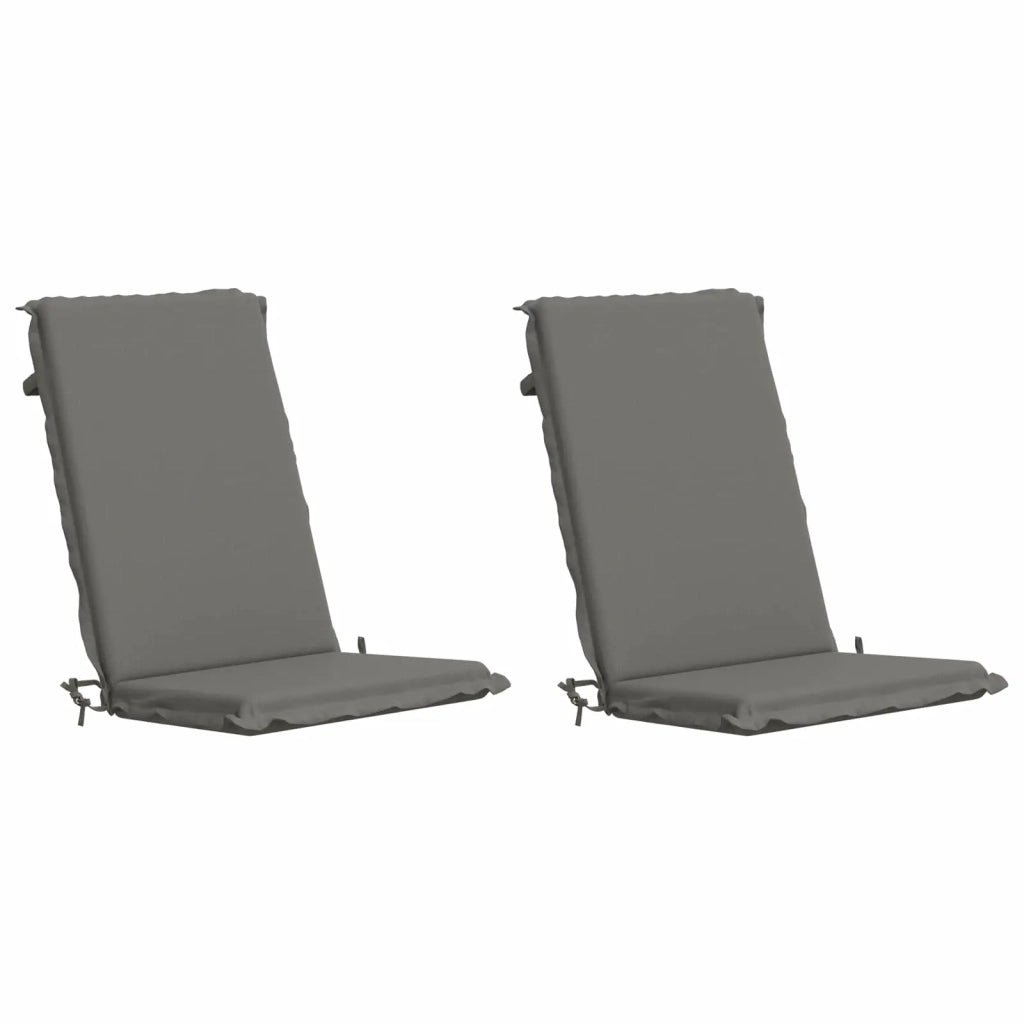Cuscini Bhair Alto Schienale in 2 Pezzi GEMERT 2 pcs Grigio 945891