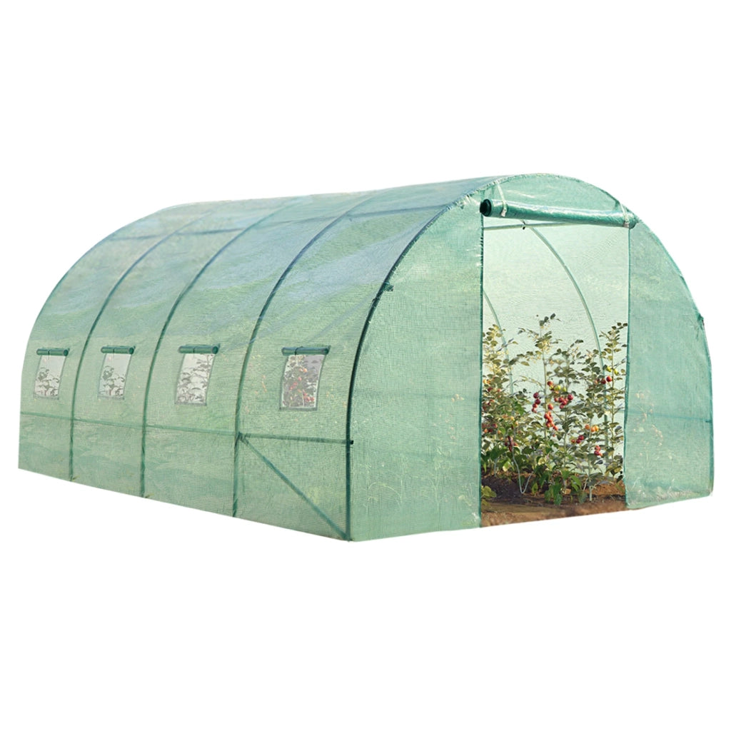 IDMarket - Serra tunnel di giardinario 12 m² verdi ZEBRA 4x3M