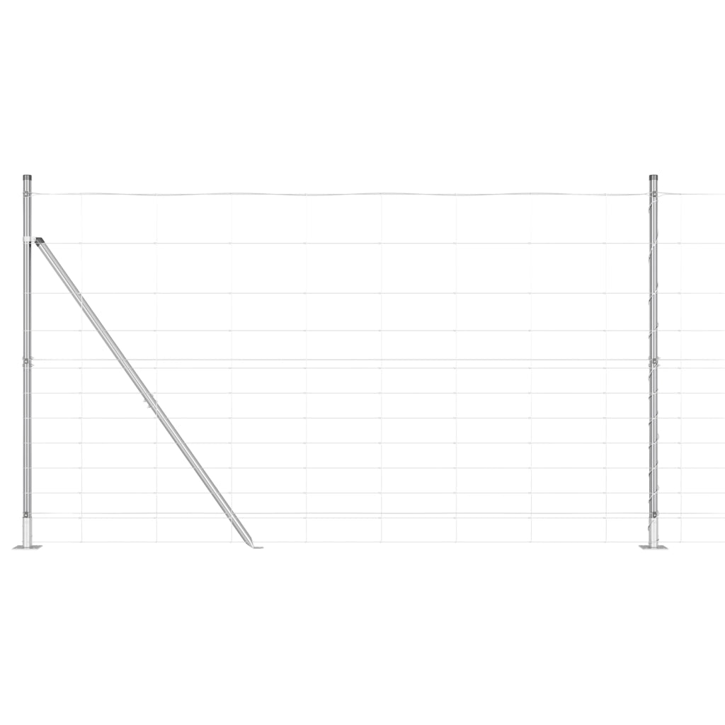 Recinzione da Campo  1.4x25 m Acciaio Zincato