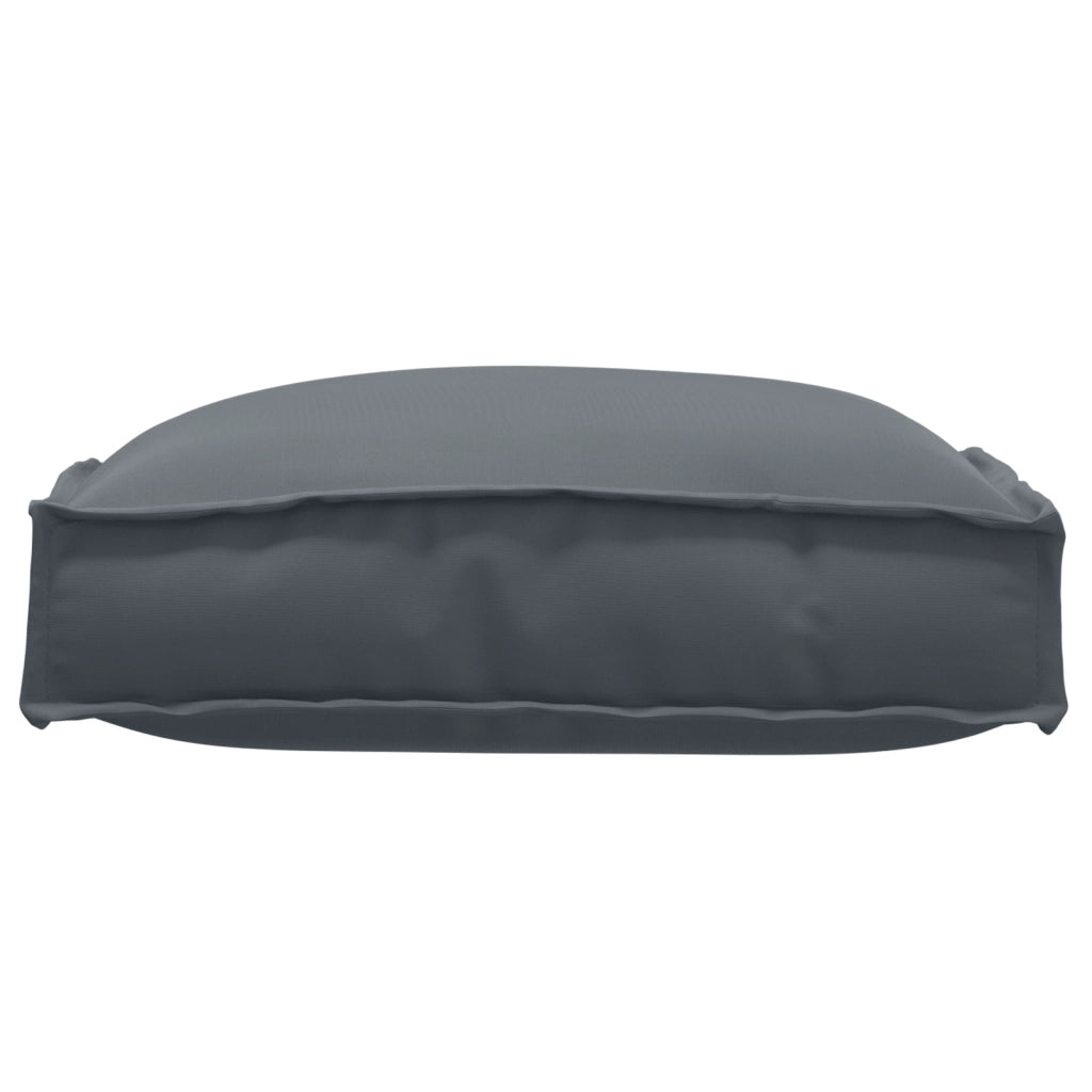 Cuscini per pallet per seduta 6 pz Antracite 40x40x8 cm Tessuto Oxford