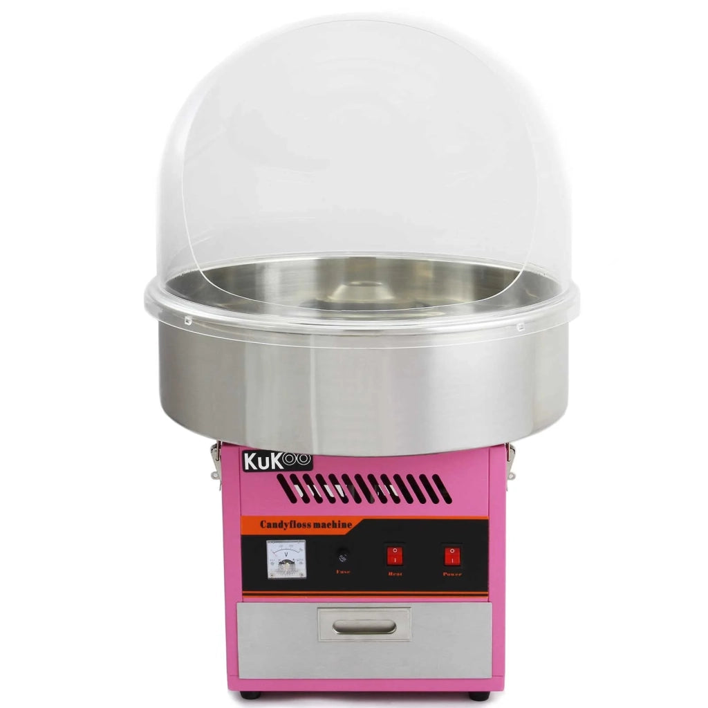 Cupola Acrilica per Macchina Zucchero Filato con Apertura Posteriore