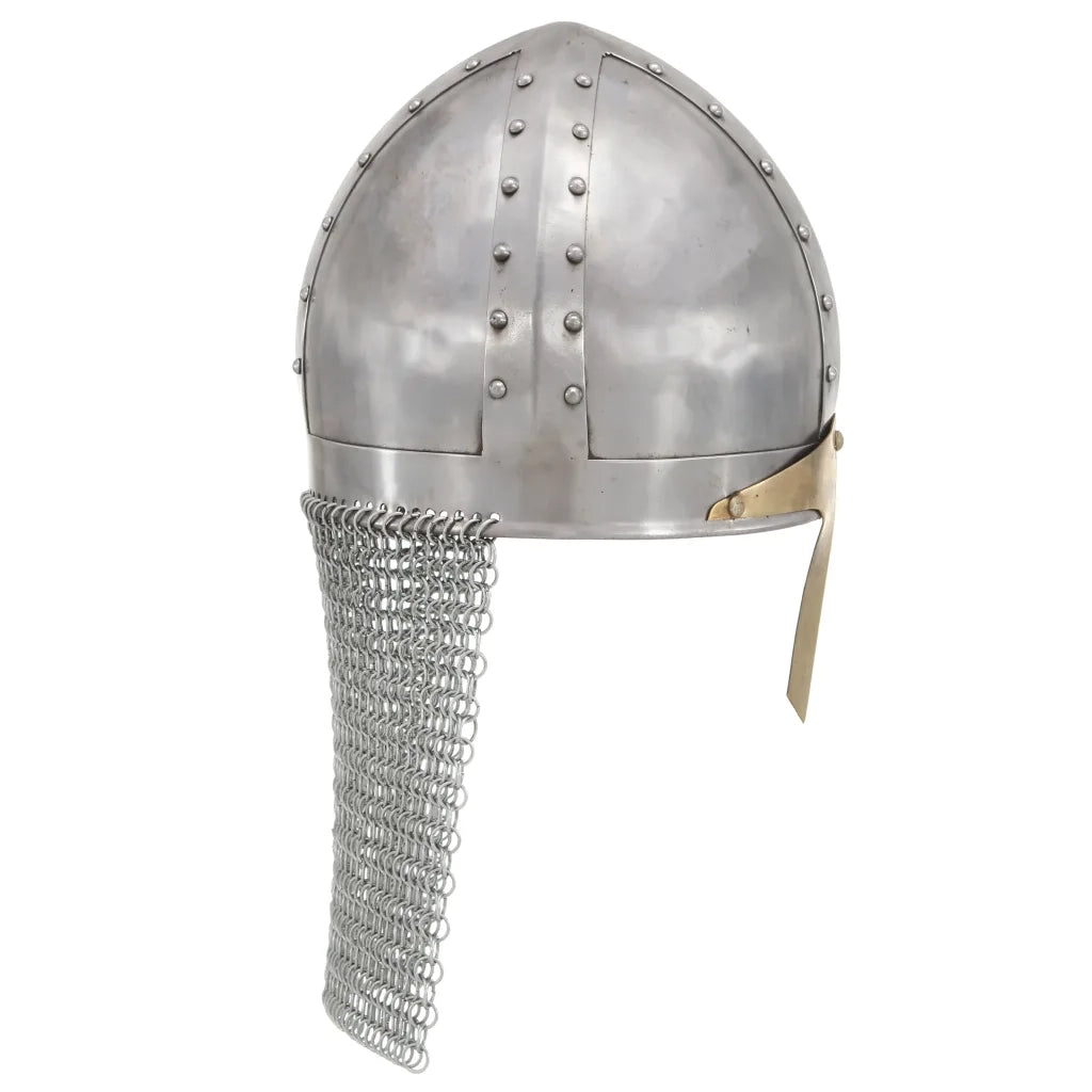 Elmo da Cavaliere Crociato Antico Replica LARP Argento CFW8300215