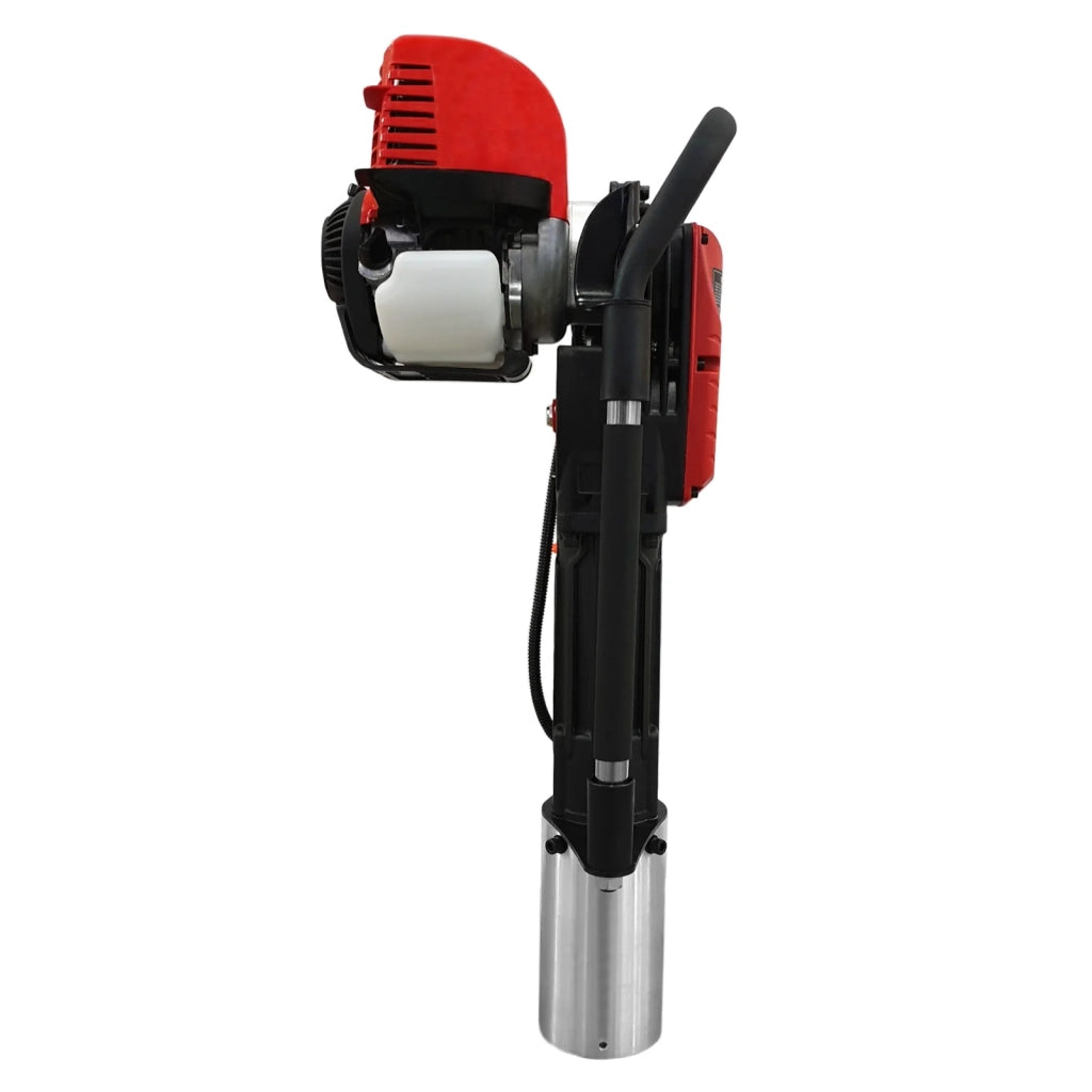 Battipalo con 4 Accessori Diametro 20-49mm / 100mm / 70-80mm / 50-69mm Motore Benzina 4 Tempi per Fissare Pali, Paletti e Staccionate