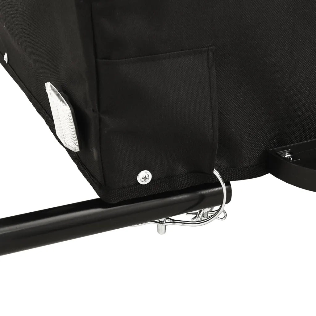 Rimorchio da Bici Nero e Giallo 45 kg in Ferro CFW6908556