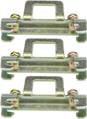 10 Pezzi Clip di Fermo per Rail DIN 35mm - Metallo - Clip Industriali - Fermagli