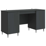 Scrivania Nero 142,5 x 50 x 75 cm Legno ingegnerizzato