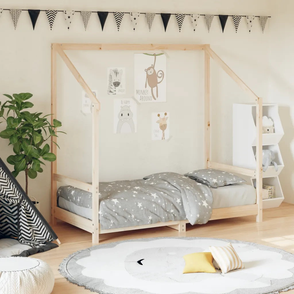 Giroletto per Bambini | Letto Infantile | Lettino 80x160 cm in Legno Massello di Pino