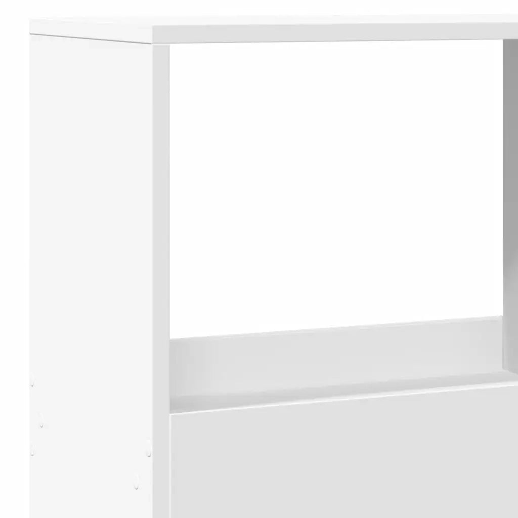 Libreria Bianca 100x33x155,5 cm in Legno Multistrato 3309393