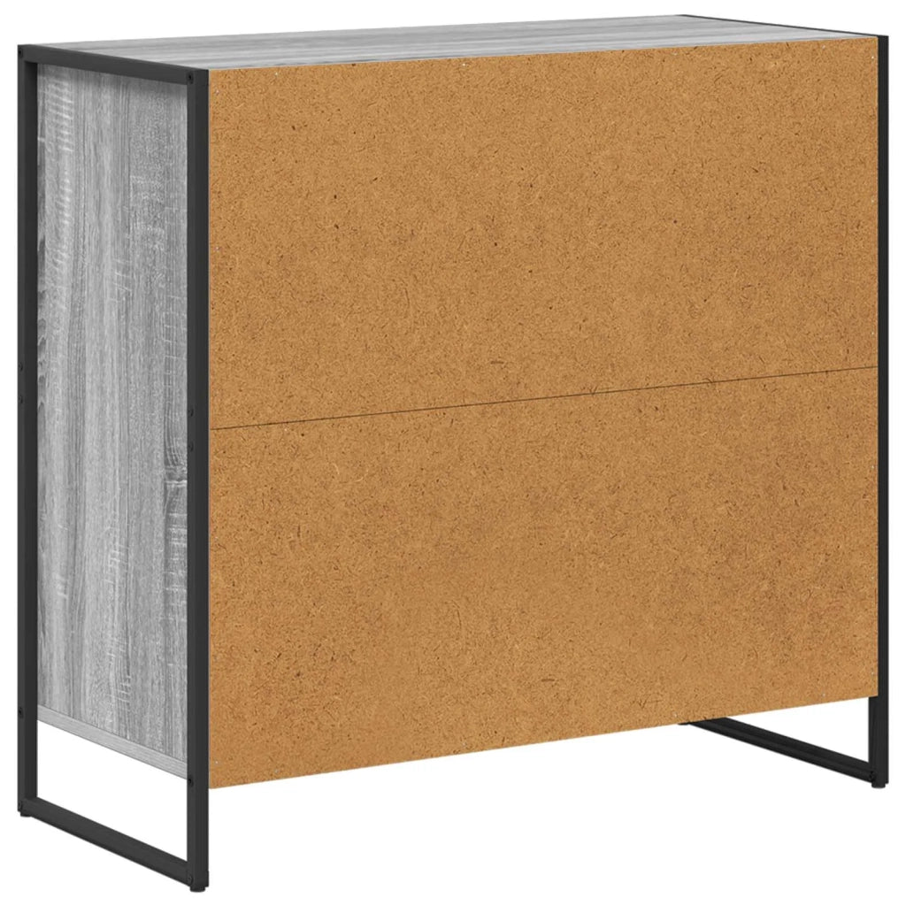 Credenza Grigio Sonoma 79 x 36 x 75.5 cm Legno multistrato