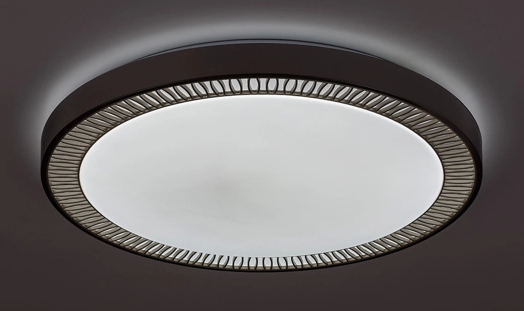Plafoniera LED 50cm 40W marrone dimmerabile Matea Rabalux