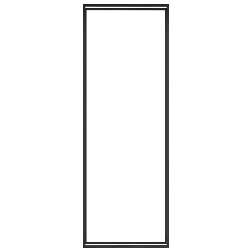 Portalegna finitura opaca 110 x 28 x 312 cm acciaio nero 02_0043747