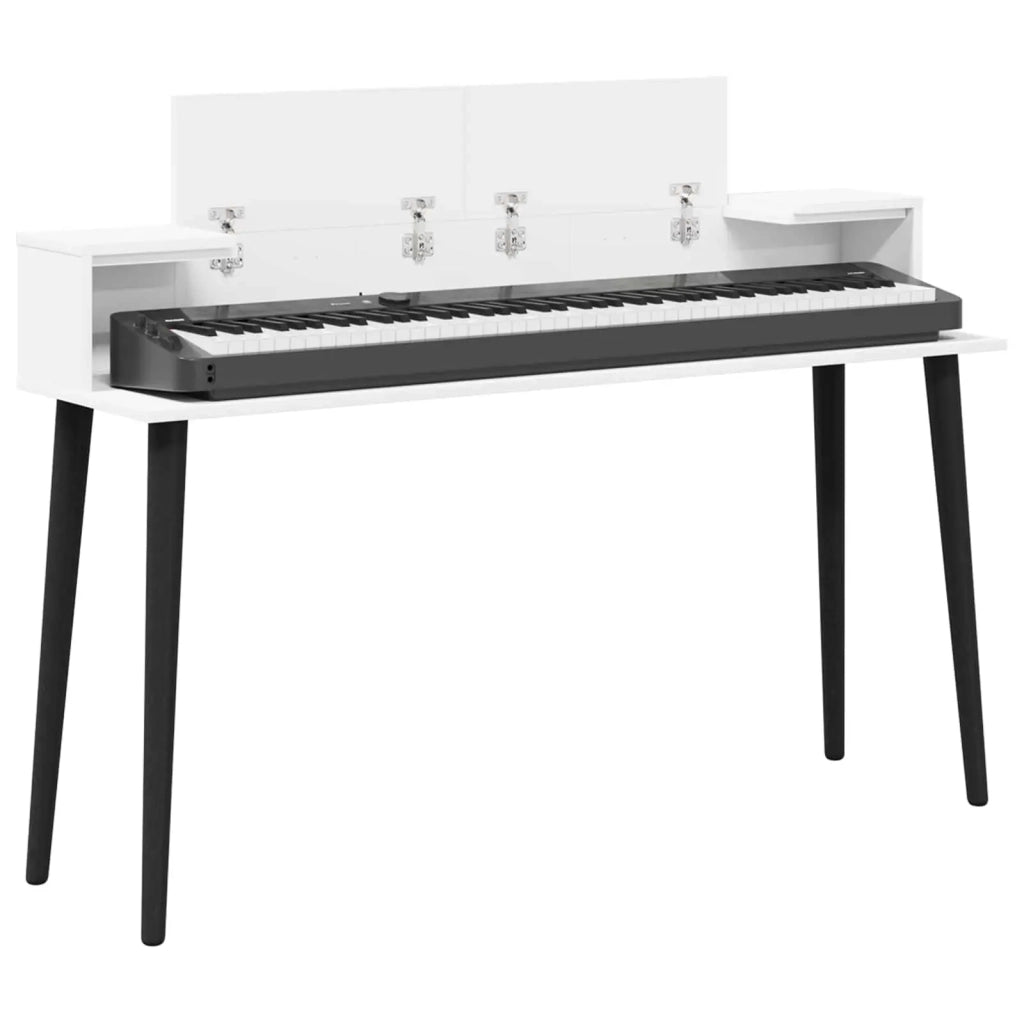 Scrivania studio Bianco 130 x 36 x 19,5 cm Legno ingegnerizzato 8006700