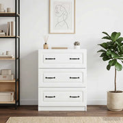 Mobile con Cassetti Bianco Lucido 66 x 34,5 x 87 cm 895759