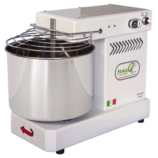 Impastatrice a Spirale Testa Fissa 8Kg 350W Famag IM8/230 10 Velocità