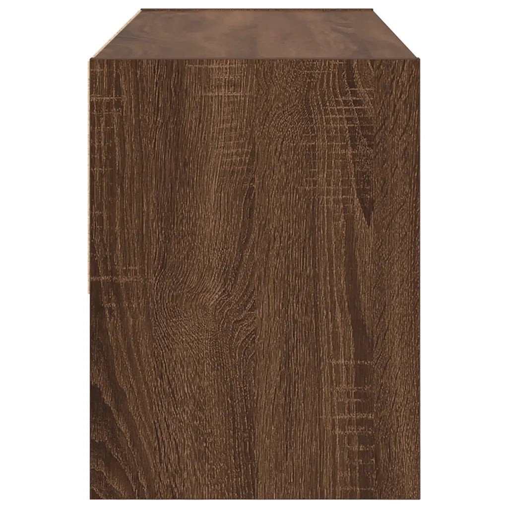 Scarpiera | Mobile per scarpe Impilabile Rovere Marrone 89,5x30x40 cm