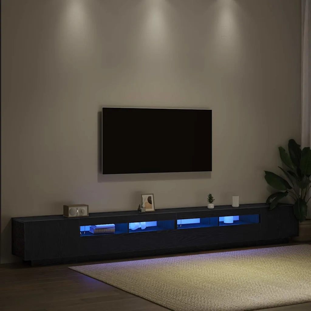 Set mobile TV 3 pcs Nero 300 x 35 x 40 cm Legno multistrato 3333065