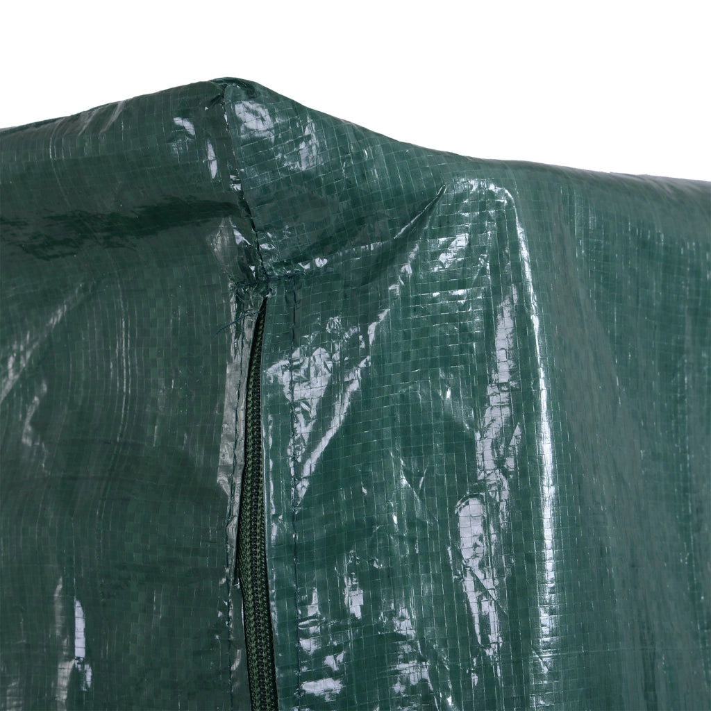Easycomfort Copertura per Dondolo da Giardino Impermeabile Anti UV Anti Muffa con Fissaggio PE 215x155x150cm Verde