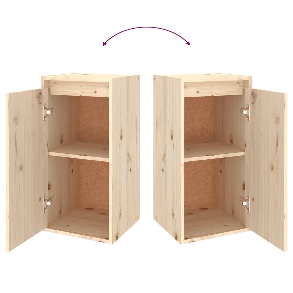 Mobili Porta TV 2 pz in Legno Massello di Pino 3100154
