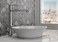 Rubinetto Miscelatore Monocomando Lavabo Alto in Ottone Mariani Armonia Cromato