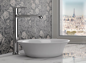 Rubinetto Miscelatore Monocomando Lavabo Alto in Ottone Mariani Armonia Cromato