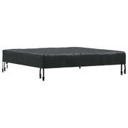 Copertura Tavolo Tinta unita Nero 92 x 92 x 15 cm Tessuto