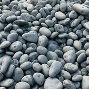 Ciottoli nero ebano pietre naturali decorativi giardini aiuole vasi *** misura 25/40, formato 25 kg, confezione 1