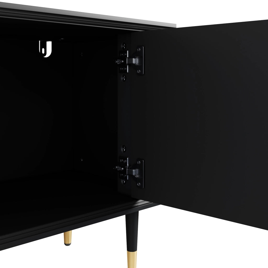 Mobile TV 170x36x54 cm con passacavi; MDF nero