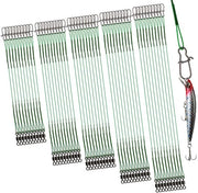 Accessori per pesca - Set di 50 contenitori in acciaio inossidabile per pesca al pesce gatto, con spine e arpione, 5 misure: 10/15/20/25/30 cm, acciaio inossidabile, accessori per pesca, contenitori in acciaio resistenti all'abrasione per pesca in mare.