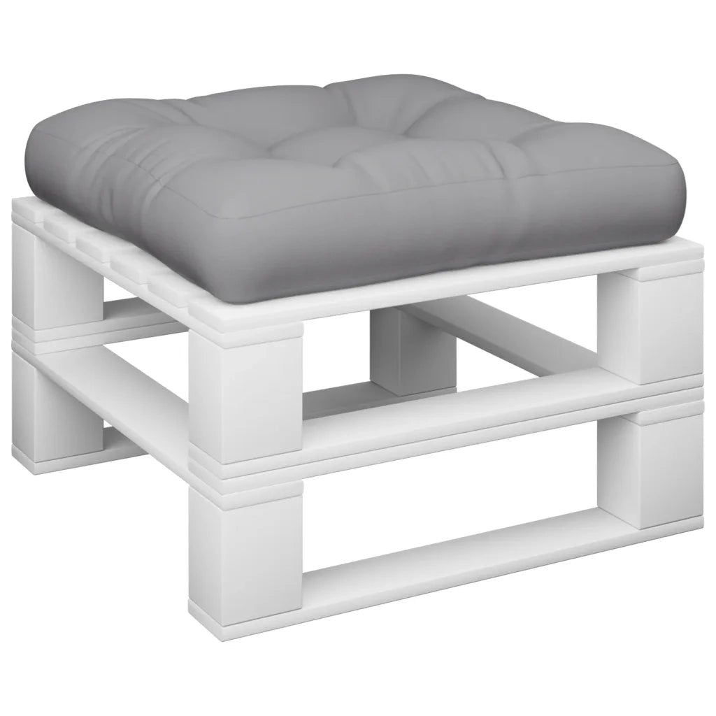 Cuscino per pallet | Cuscini per sedie Grigio 50x50x12 cm in Tessuto