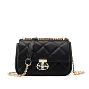 Borsa a tracolla/borsa tote da donna in vera pelle nera
