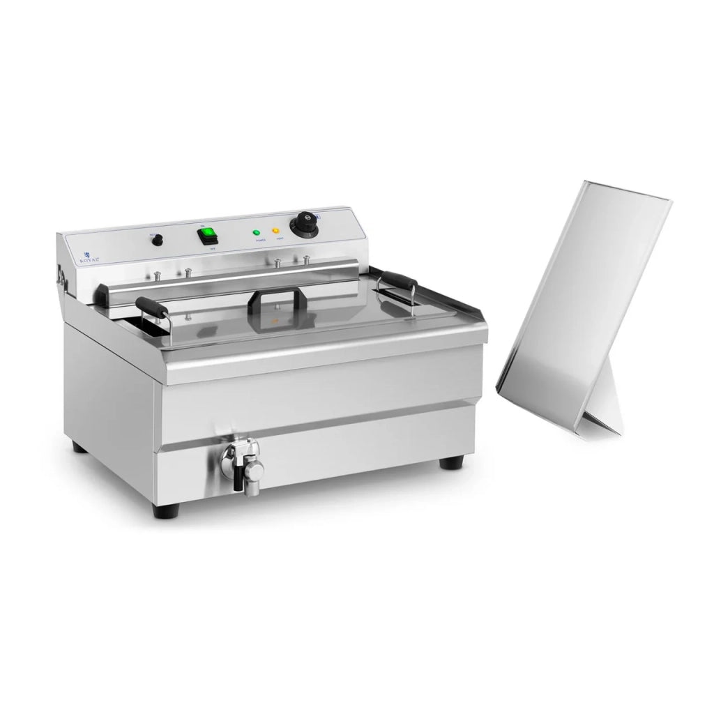 Friggitrice professionale per ciambelle da ristorante 30 litri 9000 W zona fredda 14_0001770