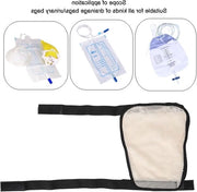 Supporto per catetere con cintura elastica e rete di respirazione, grande capacità, supporto per catetere per nefrostomia e cura della stoma.