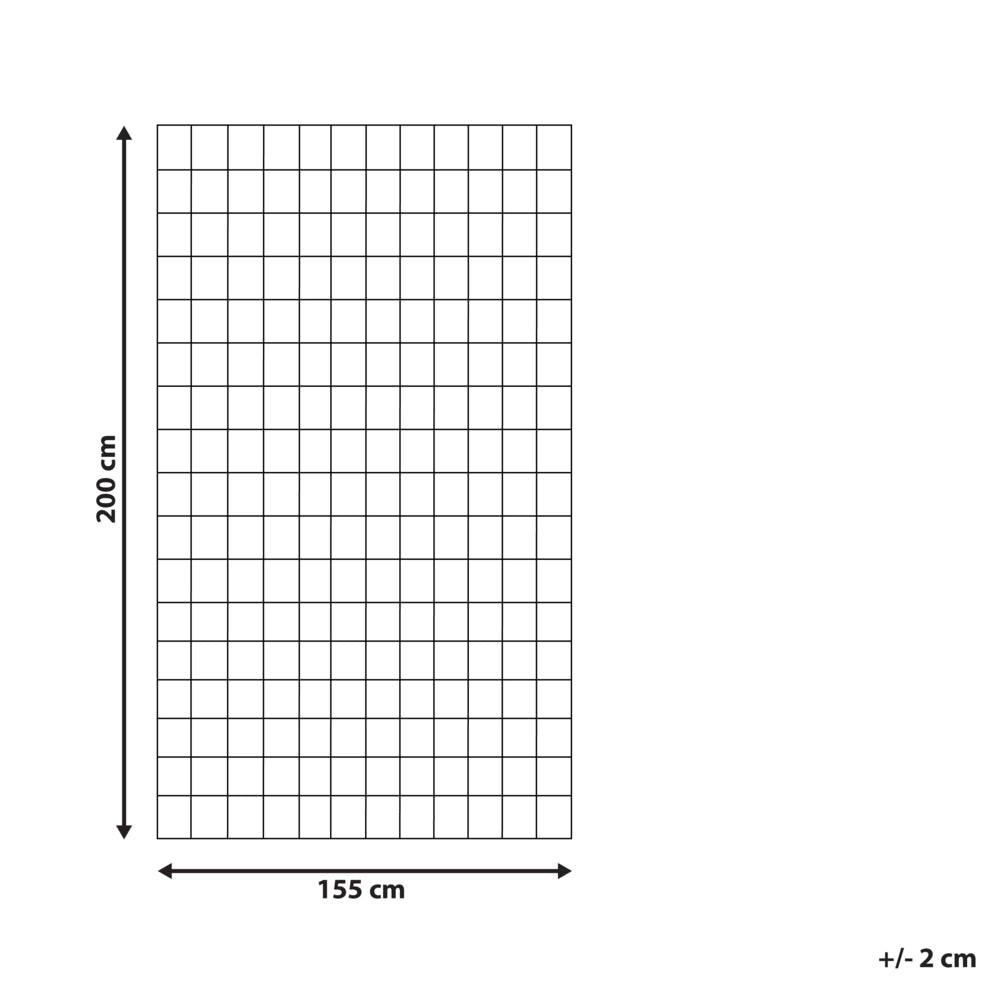 Piumino in misto poliestere bianco taglia unica 135 x 200 cm trapuntato con bottoni per tutte le stagioni