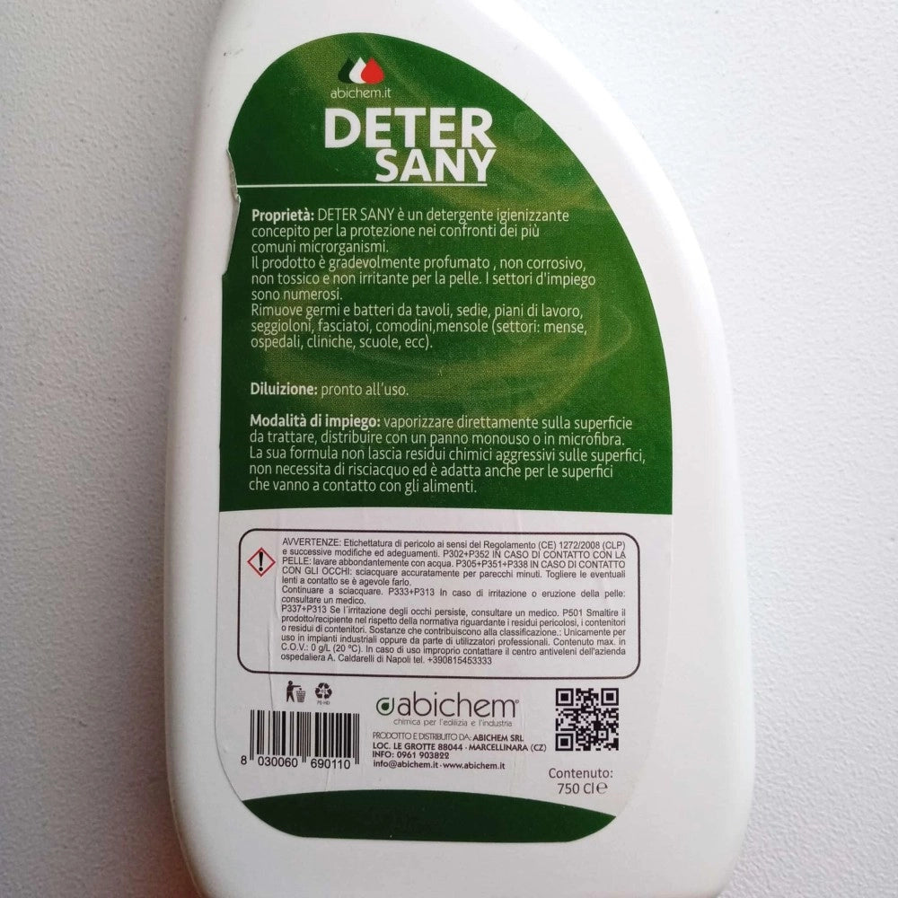 Abichem 1lt deter sany detergente igienizzante per superfici