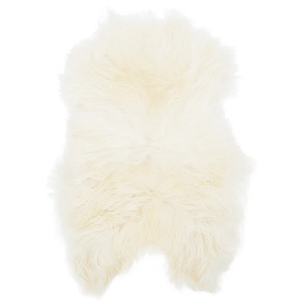 Fodera per Sedia in Pelle di Pecora Islandese Crema 70x110 cm CFW7697716