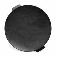 Piastra per barbecue fuoco in ghisa, liscia, rotonda Ø44cm altezza 35 cm con 3 piedi