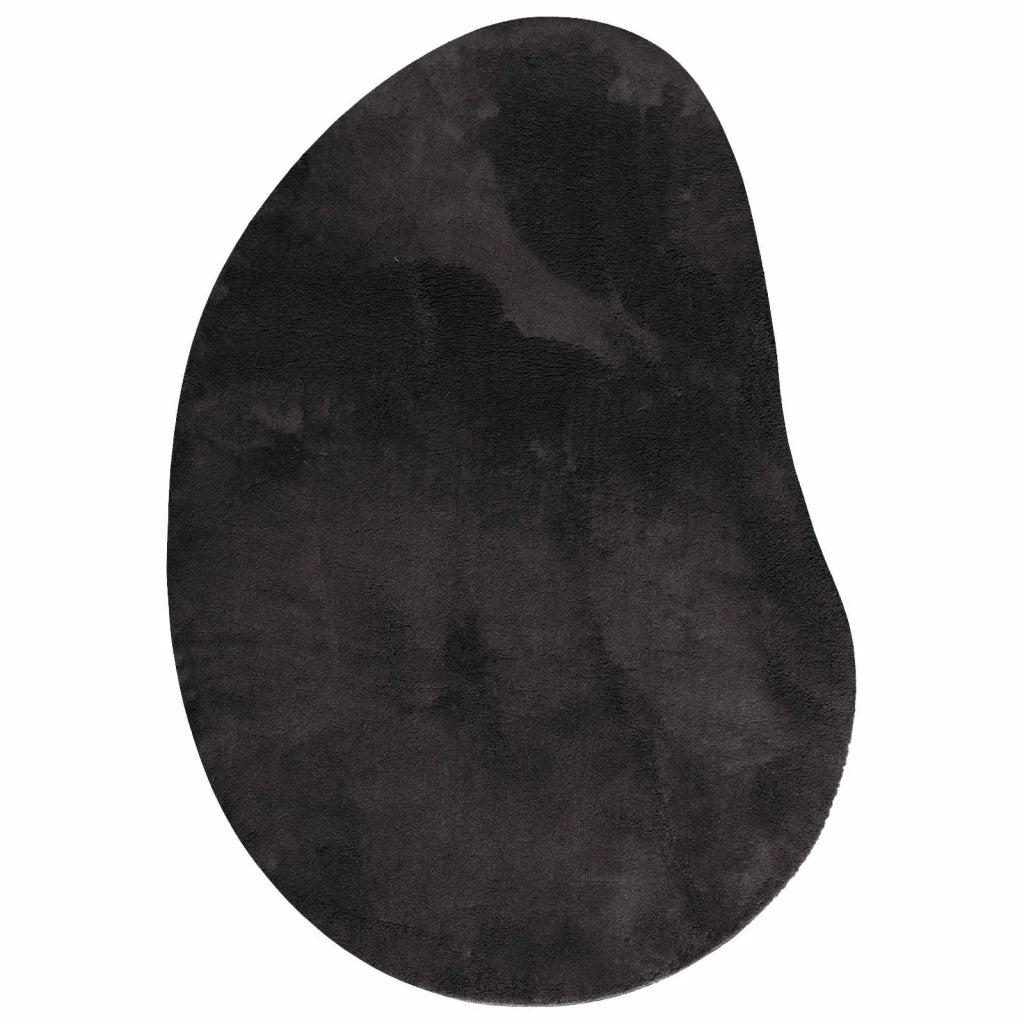 Tappeti per area HUARTE Nero 140 x 200 cm Poliestere 4103750