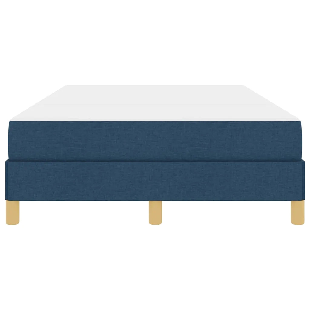 vidaXL Letto a molle Blu e Marrone 120 x 200 cm