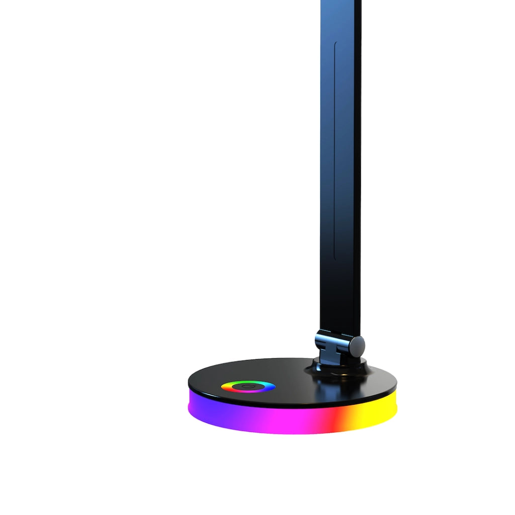 Lampada da scrivania nera RGB CCT LED 5W Bruno Milagro