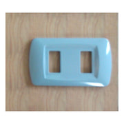 Trade Shop - Placchette Placche In Abs Serie Magic Bticino Compatibili Placca Copriprese Fori - Azzurro Polvere -2 Fori     -
