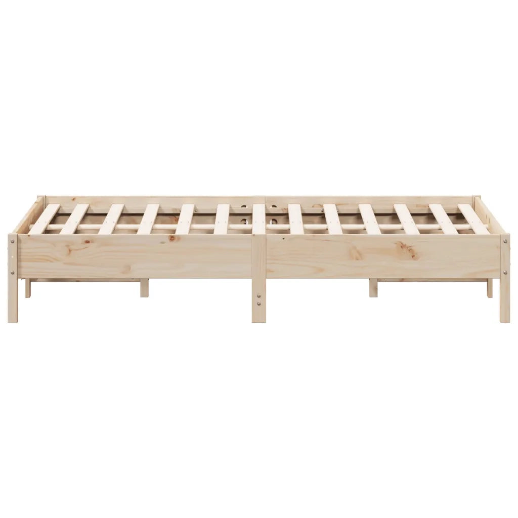 Letto senza Materasso 120x200 cm in Legno Massello di Pino