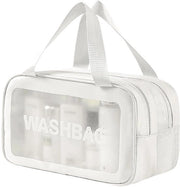 Tolettas trasparenti, borse per cosmetici, separazione asciutta e umida, tolettas portatili, tolettas impermeabili in PVC, tolettas per make-up, articoli da toeletta per donne e uomini.