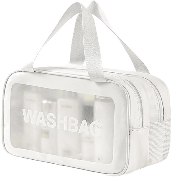 Tolettas trasparenti, borse per cosmetici, separazione asciutta e umida, tolettas portatili, tolettas impermeabili in PVC, tolettas per make-up, articoli da toeletta per donne e uomini.