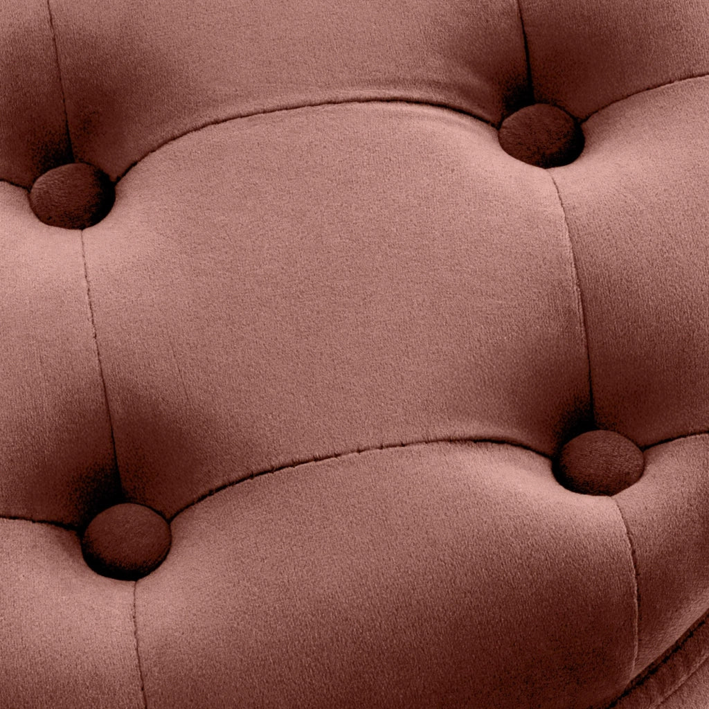 Pouf Contenitore Pantin In Velluto rosa