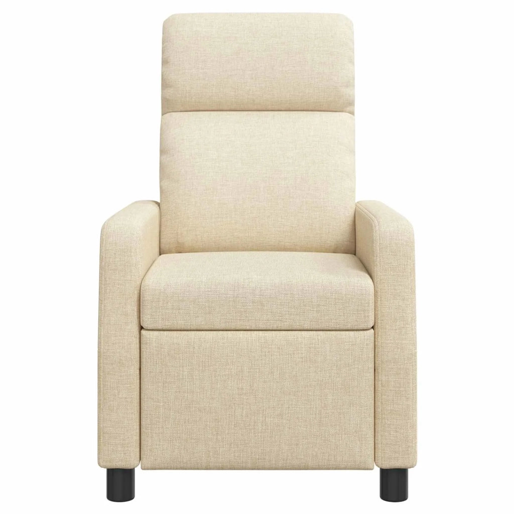 Divano Sedia-Poltrona reclinabile Crema Tessuto 555310