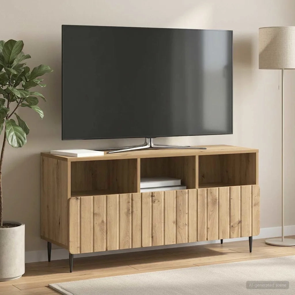 Mobile TV con cassetto Rovere Artigianale 102 x 34,5 x 50 cm 894454