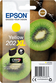 Epson Kiwi Singlepack Yellow 202XL Claria Premium Ink