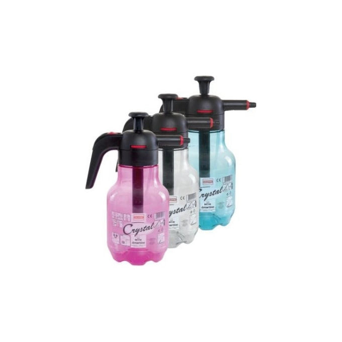 Di Martino pompa a pressione Crystal 4320, 2 litri, serbatoio PET, getto regolabile, valvola sicurezza 3 bar, giardinaggio