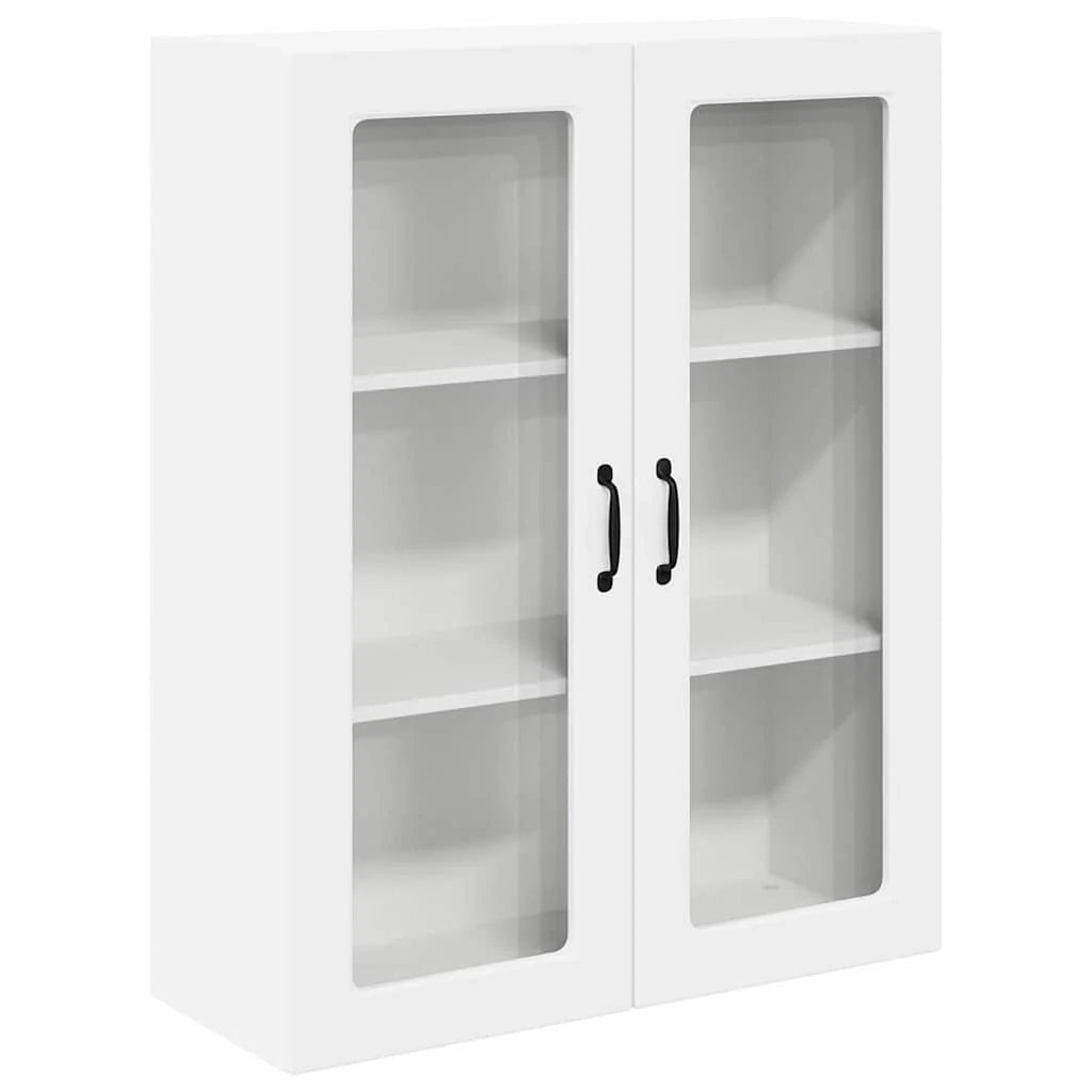 Mobile da cucina modernizzato con ampio spazio contenitivo 80 x 31 x 100 cm legno composito bianco 02_0053833